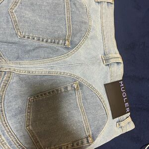 Mugler Jeans, worn once, Size 8